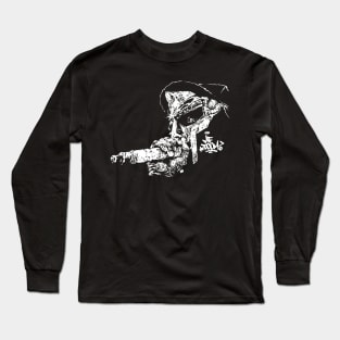 Mf Doom Fresh Design BW Long Sleeve T-Shirt